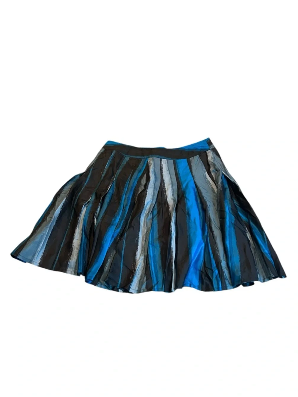DKNYC pleated silk skirt